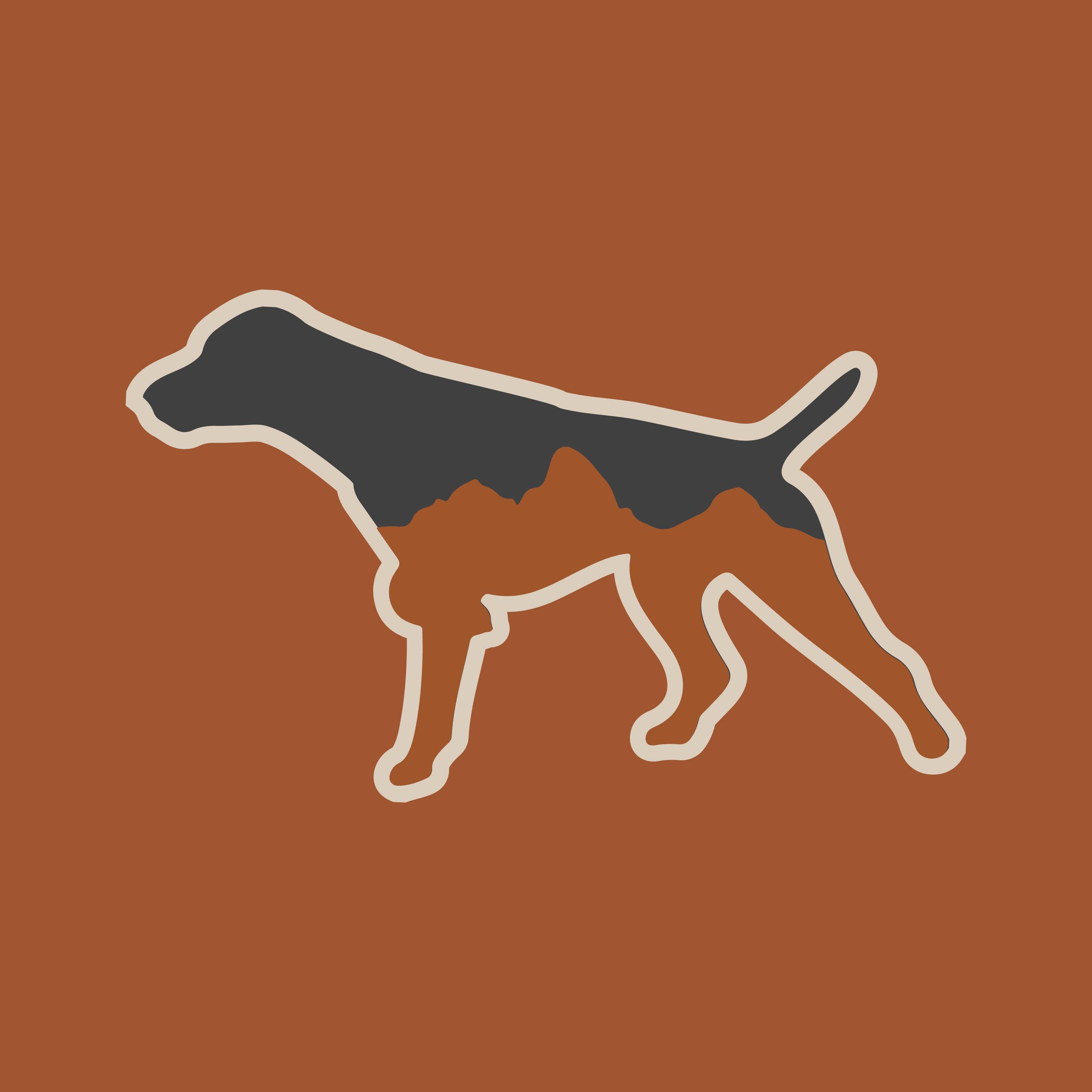 Vom Tetontal Pointer Sticker